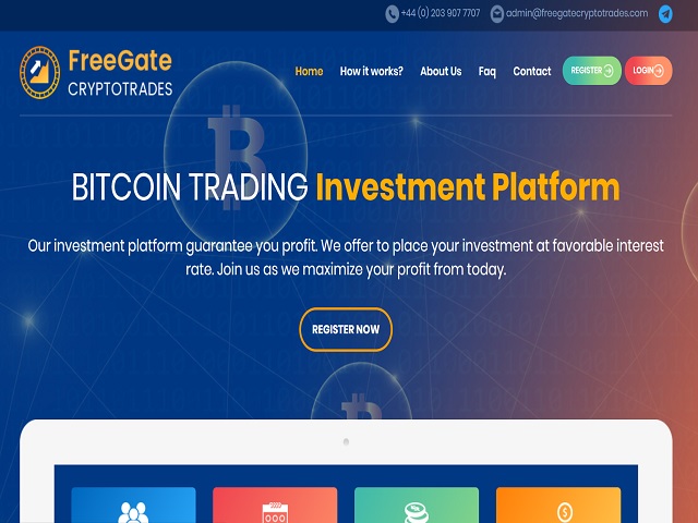 FreegateCrypto screenshot